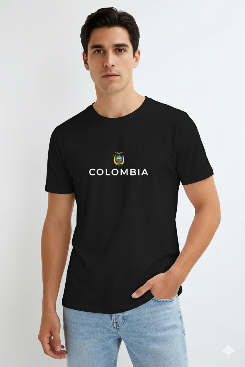 Camiseta Básica “Colombia Escudo”